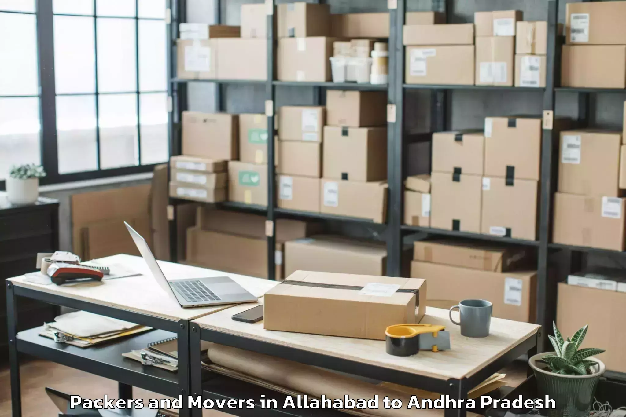 Trusted Allahabad to Gullapalli Packers And Movers